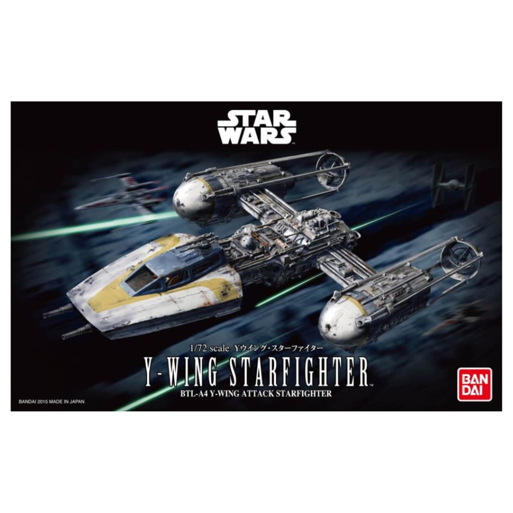 Star Wars Y-Wing Fighter 1/72 Scale Model Kit