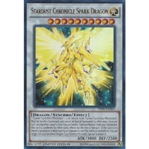 Stardust Chronicle Spark Dragon (YF09-EN001) Ultra Rare