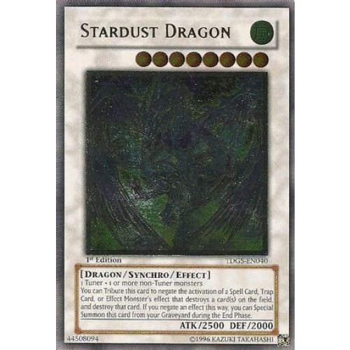 Stardust Dragon (UTR) (TDGS-EN040) Ultimate Rare 1st