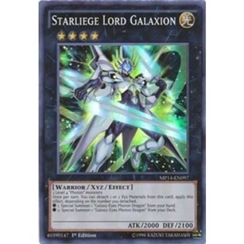 Starliege Lord Galaxion (MP14-EN097) Super Rare Unlimited