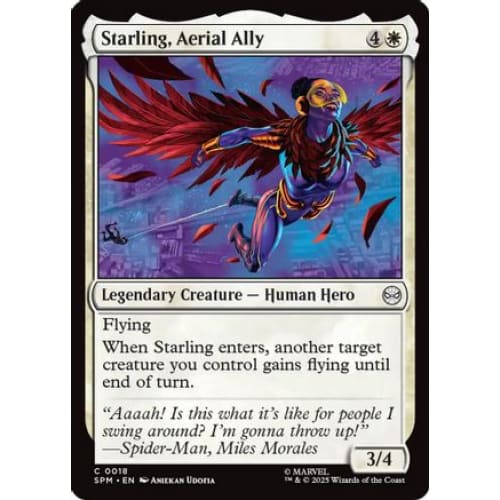 Starling Aerial Ally (SPM-018) Foil - Single