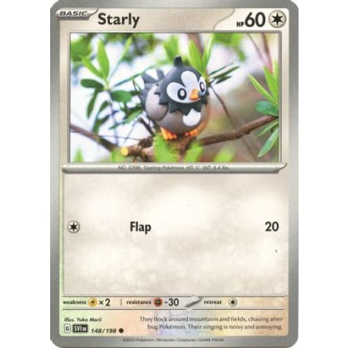 Starly - 148/198 (148) Common - Single