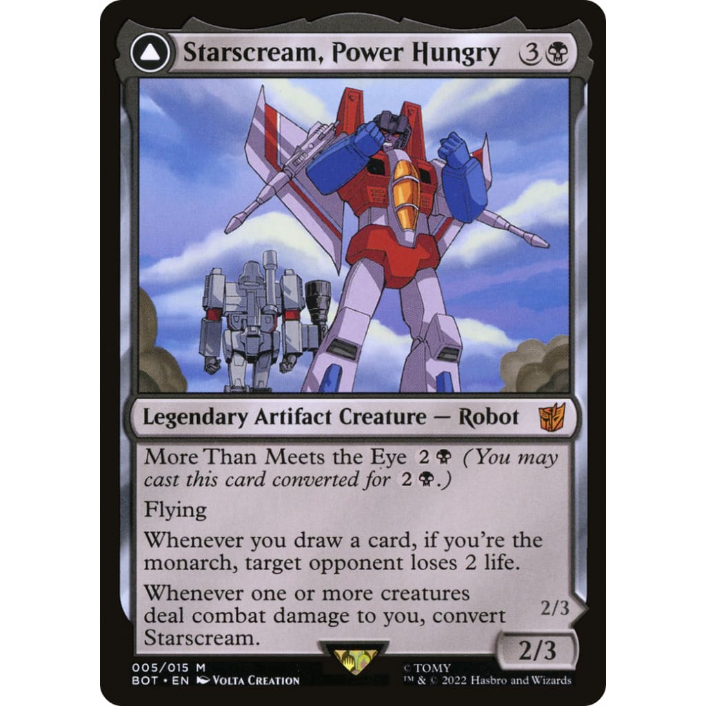 Starscream Power Hungry // Seeker Leader (BOT-005):