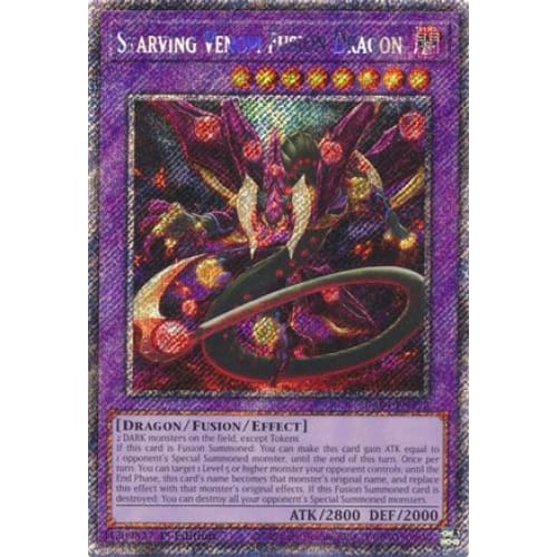 Starving Venom Fusion Dragon (Platinum Secret Rare)