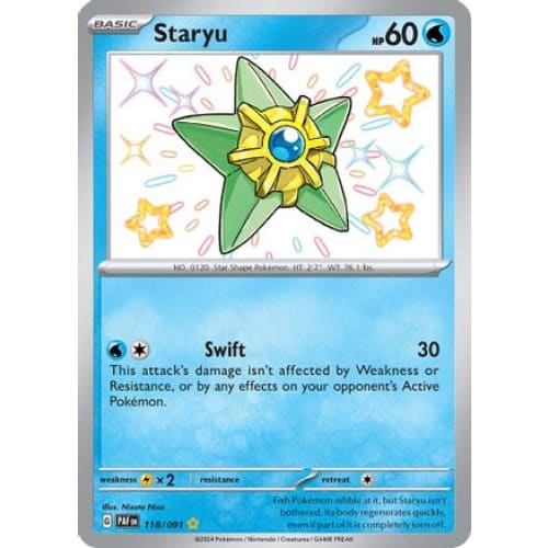 Staryu (118) Shiny Rare Holofoil - Single