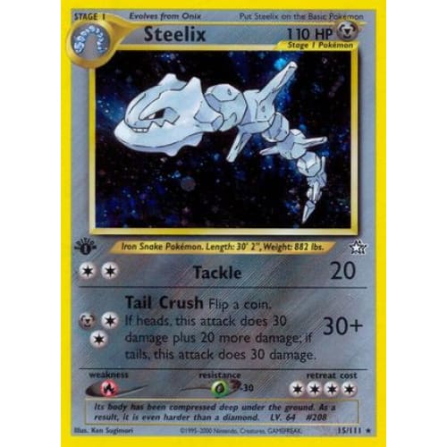 Steelix (015/111) Holo Rare Unlimited Holofoil - Single