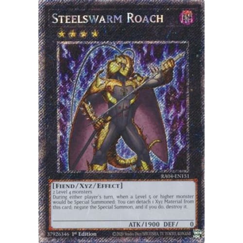 Steelswarm Roach (Platinum Secret Rare) - RA04-EN151