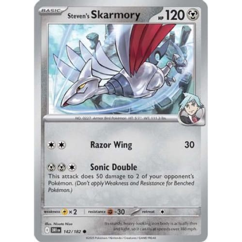 Steven’s Skarmory (142) Common - Single