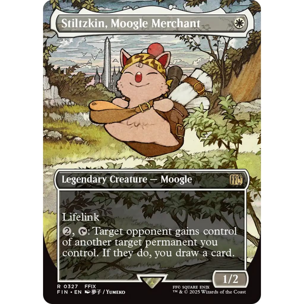 Stiltzkin Moogle Merchant (Borderless) (FIN-327) - Single