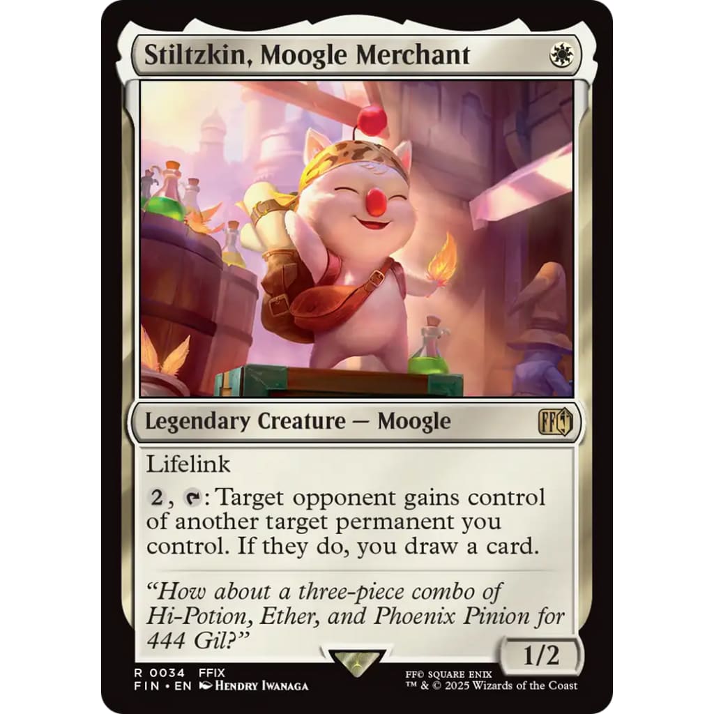 Stiltzkin Moogle Merchant (FIN-034) Foil - Single