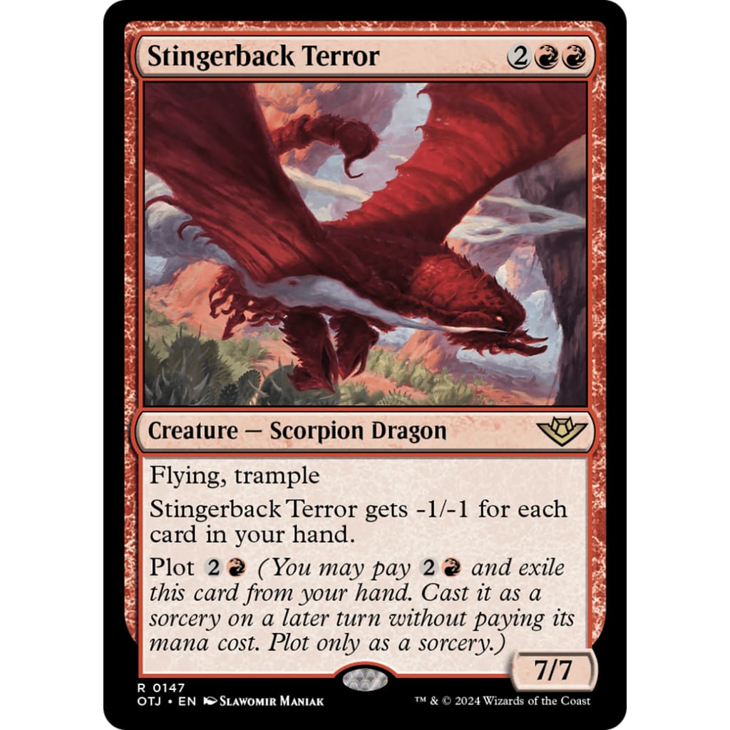 Stingerback Terror (OTJ-147) - Single