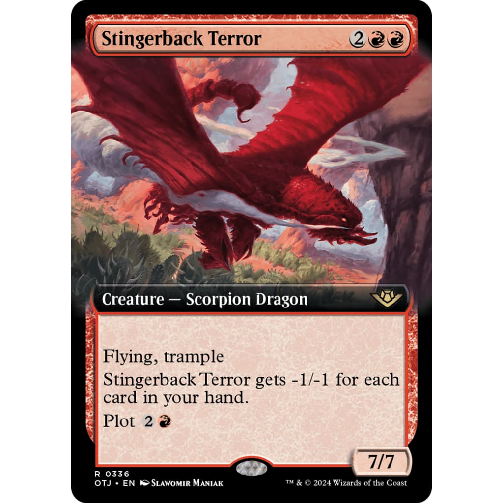 Stingerback Terror (OTJ-336): (Extended Art) - Single