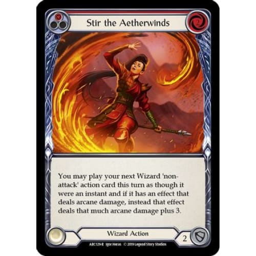 Stir the Aetherwinds (Red) (ARCANE RISING) 1st Edition