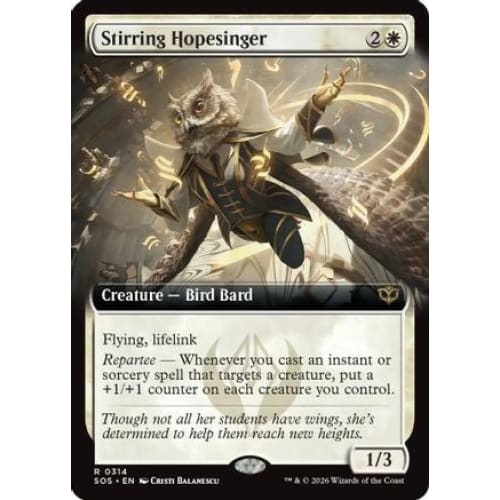 Stirring Hopesinger (Extended Art) (SOS-314) Foil - Single