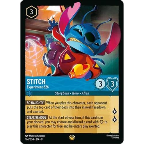 Stitch - Experiment 626 (166/204) - Reign of Jafar - Single