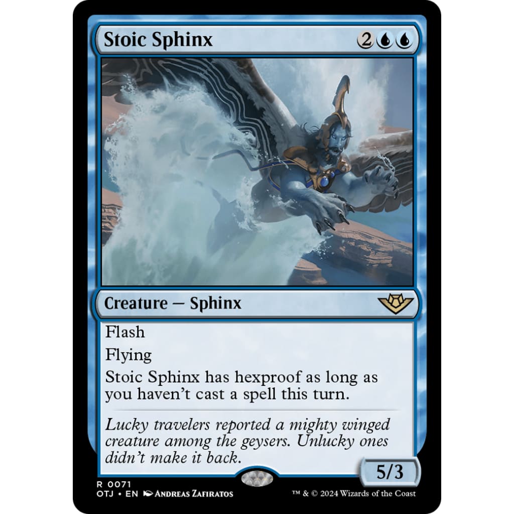Stoic Sphinx (OTJ-071) Foil - Single