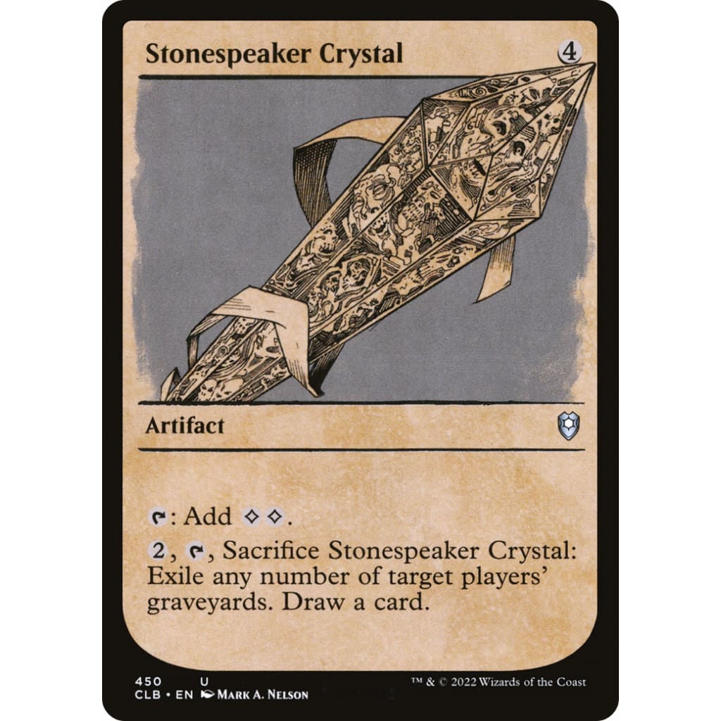 Stonespeaker Crystal (CLB-450): (Showcase) Foil - Single
