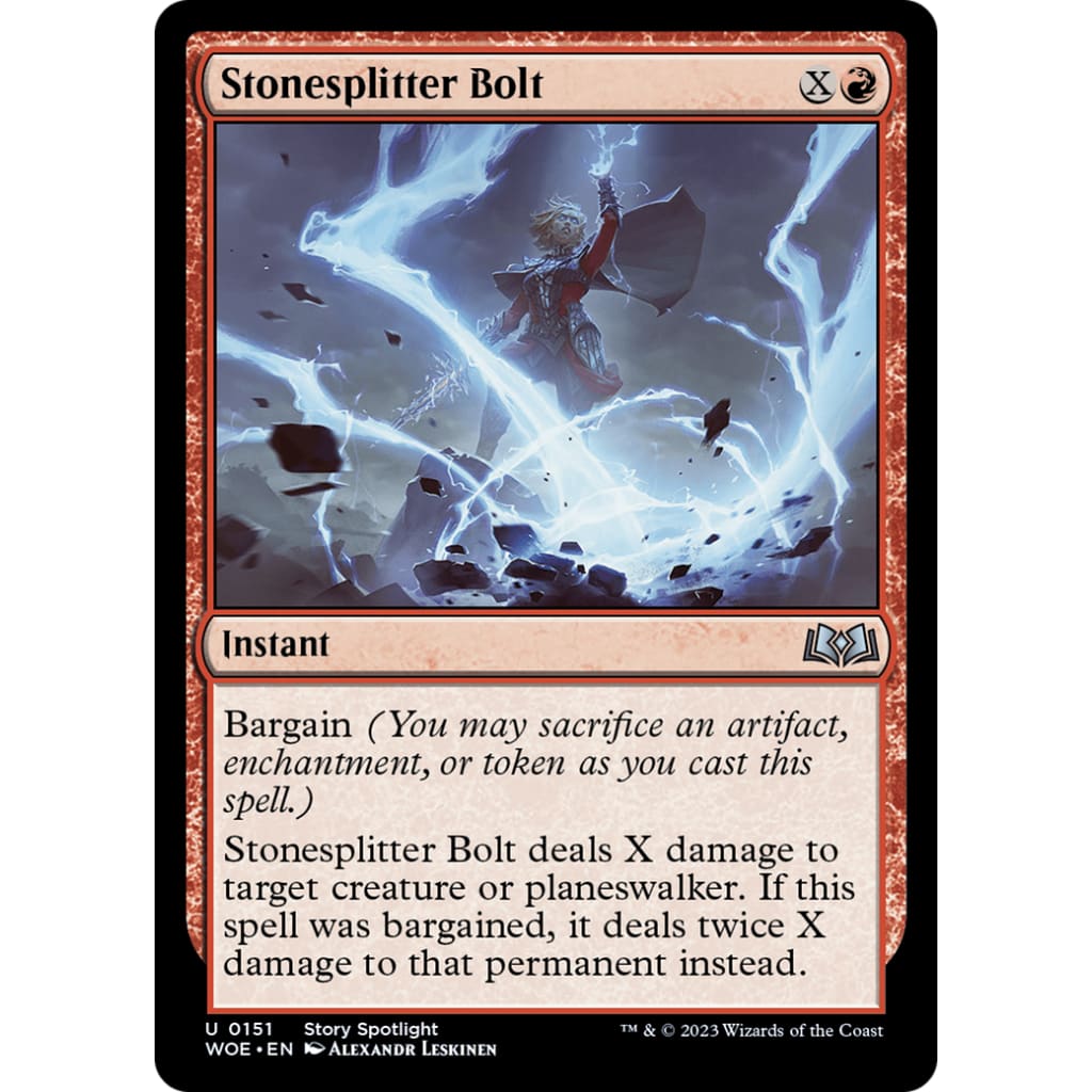 Stonesplitter Bolt (WOE-151) Foil - Single