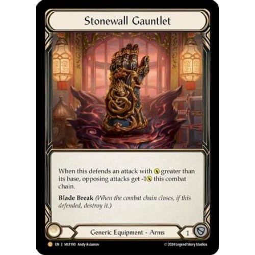 Stonewall Gauntlet (PART THE MISTVEIL) Cold Foil - Single
