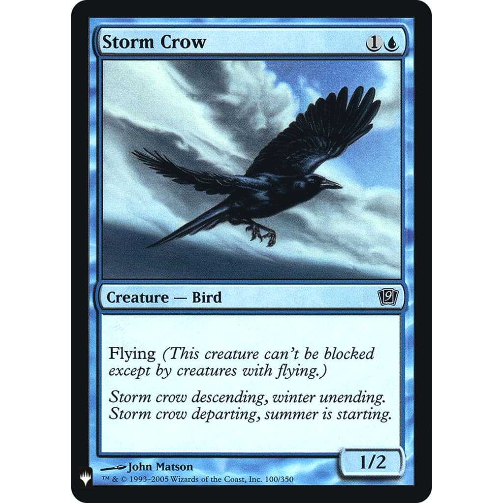 Storm Crow (PLST-9ED-100) Foil - Single