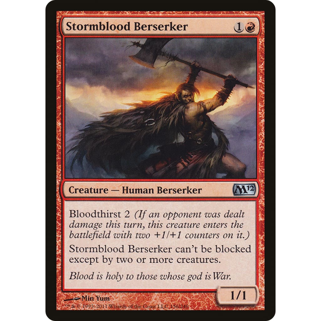 Stormblood Berserker (M12-156) Foil - Single