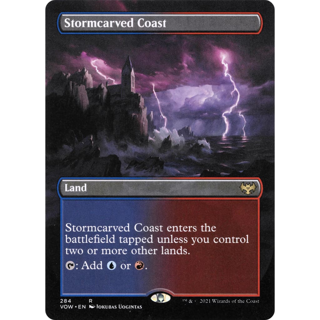 Stormcarved Coast (VOW-284): (Showcase Extended Art)