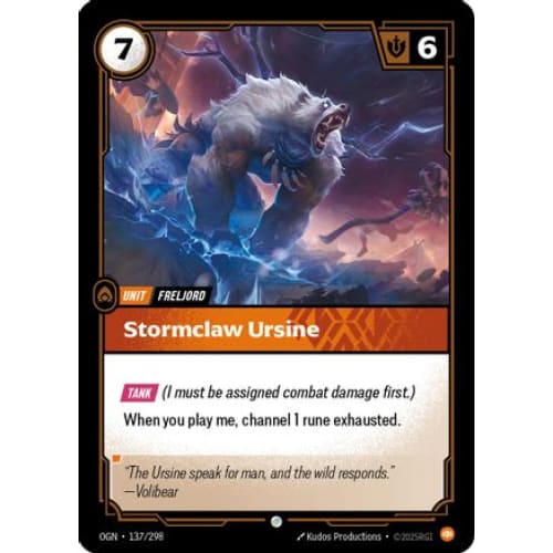 Stormclaw Ursine (137/298) - Origins - Single