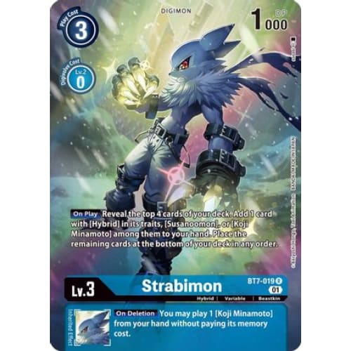 Strabimon (Alternate Art) (BT7-019 R) Rare Foil - Single