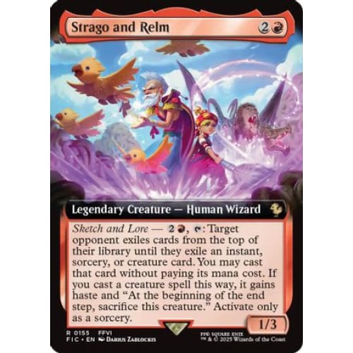 Strago and Relm (Extended Art) (FIC-155) - Single