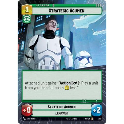 Strategic Acumen (Hyperspace) (390) Foil - Single