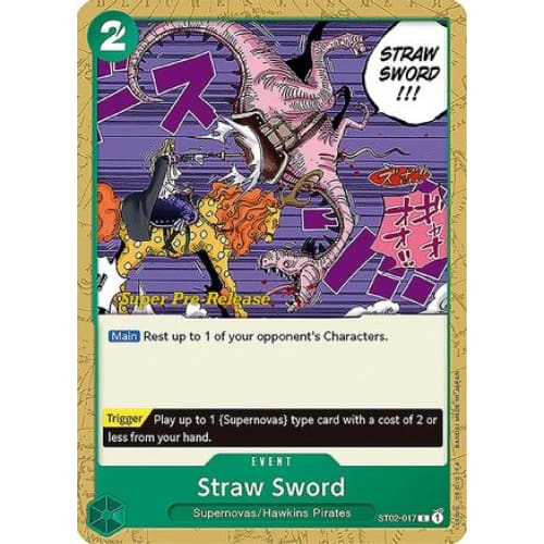 Straw Sword ST02-017 C Super Pre-Release Starter Deck 2: