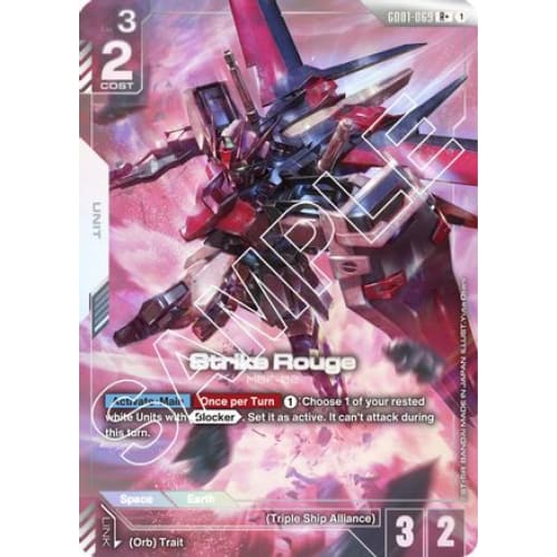 Strike Rouge (R+) (GD01-069) - Newtype Rising Holofoil