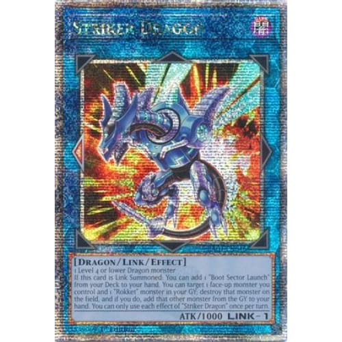 Striker Dragon (Quarter Century Secret Rare) - RA01-EN046