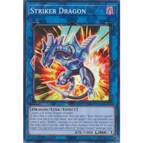 Striker Dragon - RA01-EN046 Super Rare 1st Edition - Single