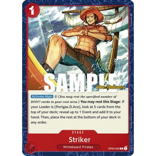 Striker OP03-020 C Pillars of Strength Pre-Release Cards