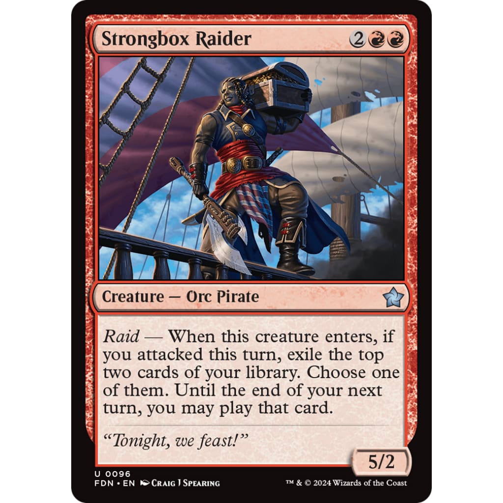Strongbox Raider (FDN-096) Foil - Single