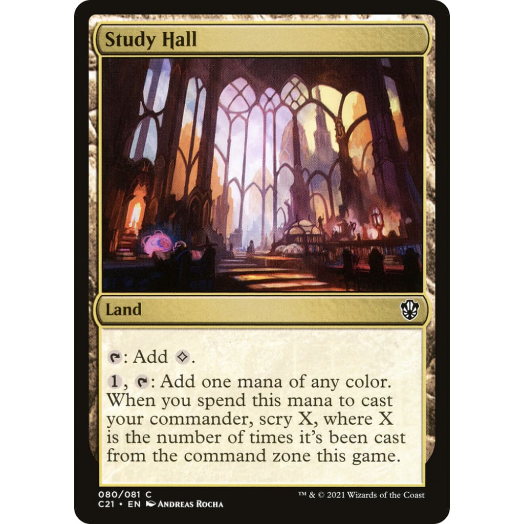 Study Hall (C21-080) - Single