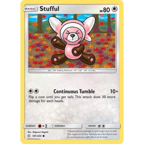 Stufful (181/236) Common Reverse Holofoil - Single