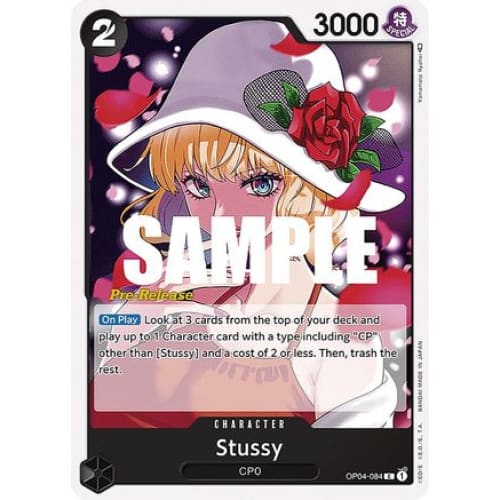 Stussy OP04-084 C Kingdoms of Intrigue Pre-Release Cards