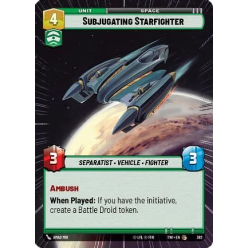 Subjugating Starfighter (Hyperspace) (382) - Single