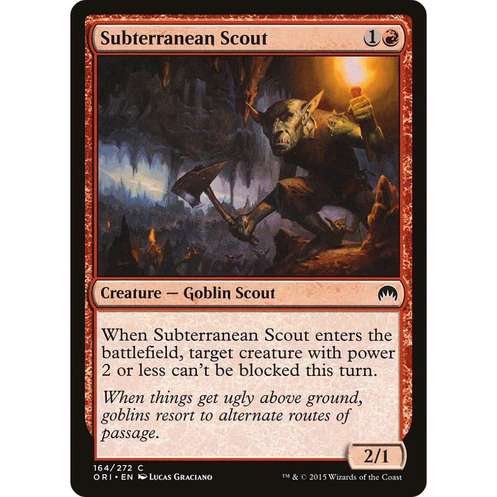 Subterranean Scout (ORI-164) Foil - Single