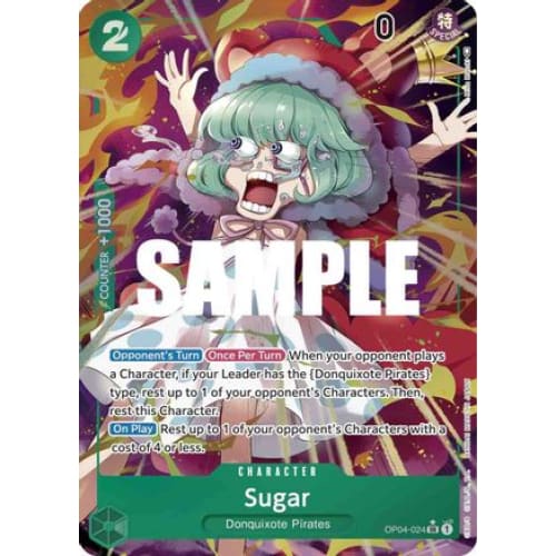 Sugar (Alternate Art) OP04-024 SR Kingdoms of Intrigue Foil