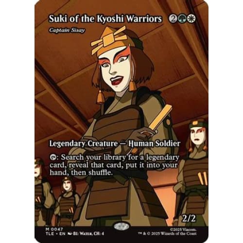 Suki of the Kyoshi Warriors - Captain Sisay (Borderless)