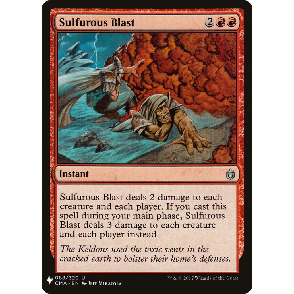 Sulfurous Blast (PLST-CMA-88) - Single