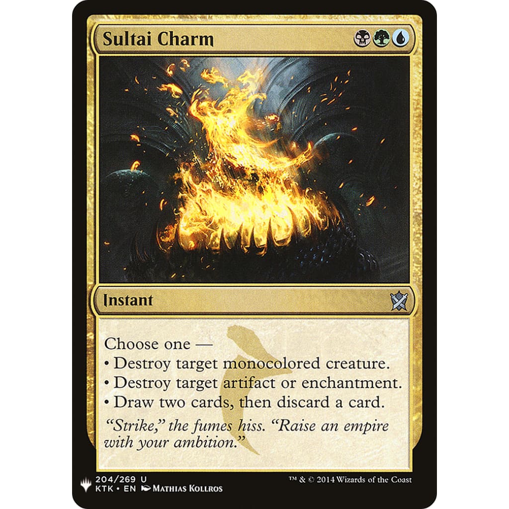 Sultai Charm (PLST-KTK-204) - Single