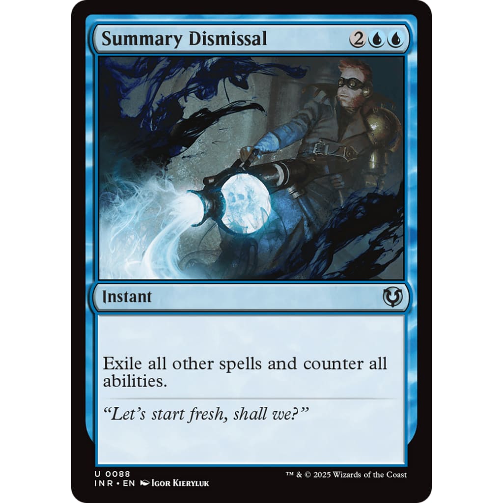Summary Dismissal (INR-088) Foil - Single