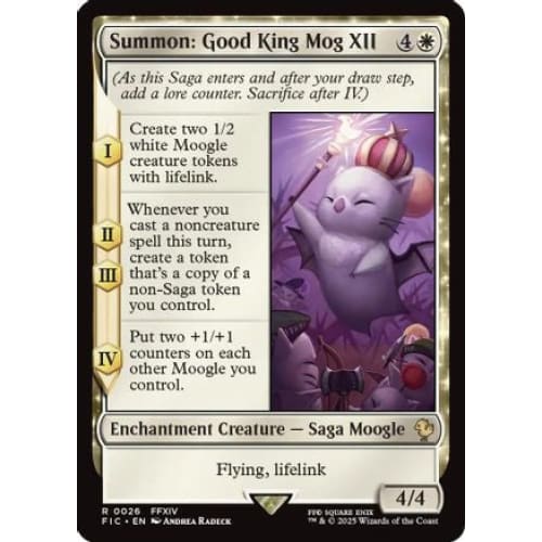 Summon: Good King Mog XII (FIC-026) - Single