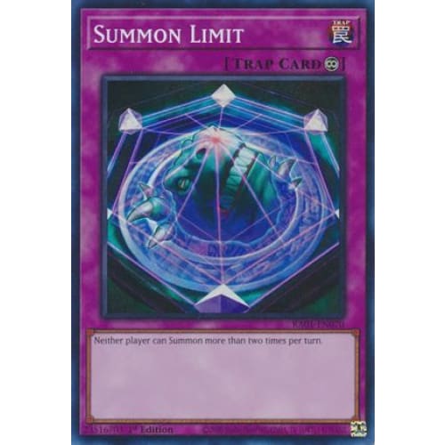 Summon Limit - RA01-EN070 Super Rare 1st Edition - Single
