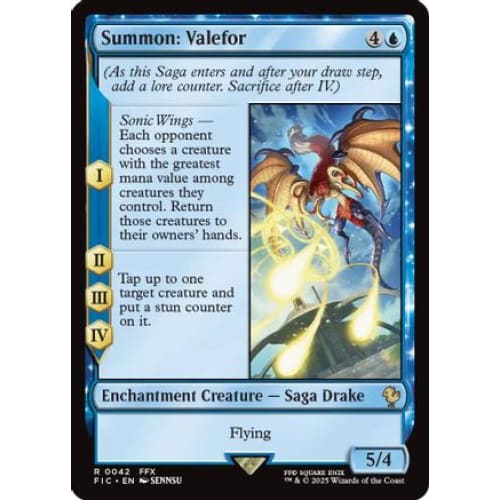 Summon: Valefor (FIC-042) - Single