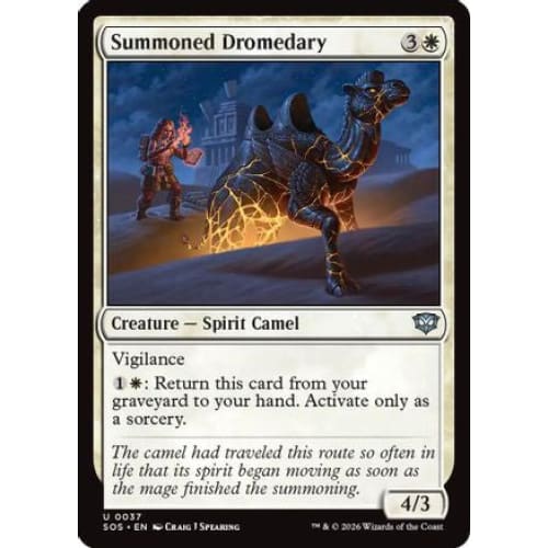 Summoned Dromedary (SOS-037) Foil - Single